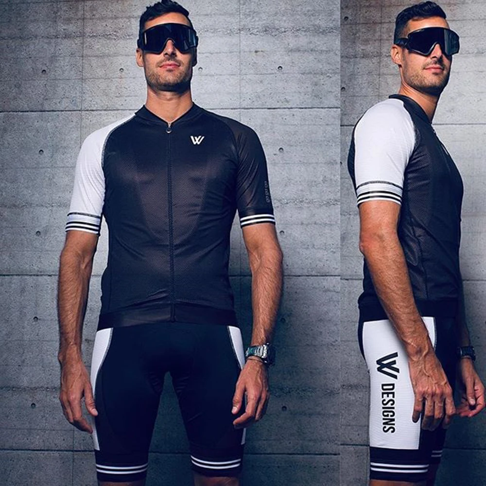 VVDESIGNS Cycling Suit Men Pro Team Cycling Jersey Set Summer Cycliste Clothig Bib Shorts Race Shirt Suits Maillot Ropa Ciclismo