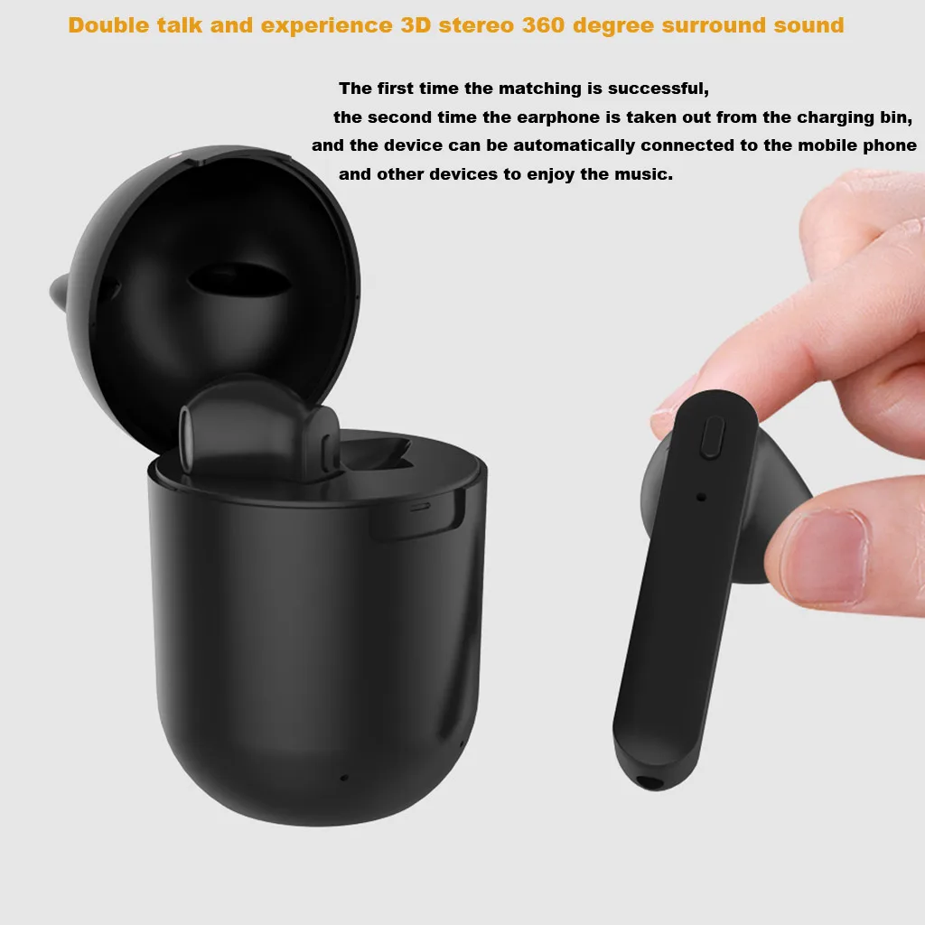 

Blueteeth 5.0 Headset Wireless sports Earphones Mini Earbuds Stereo Headphones Wireless Headphones Blutooth Earphone Headset