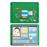 8 inch serial hmi tft lcd panel with software serial port for industrial automation control