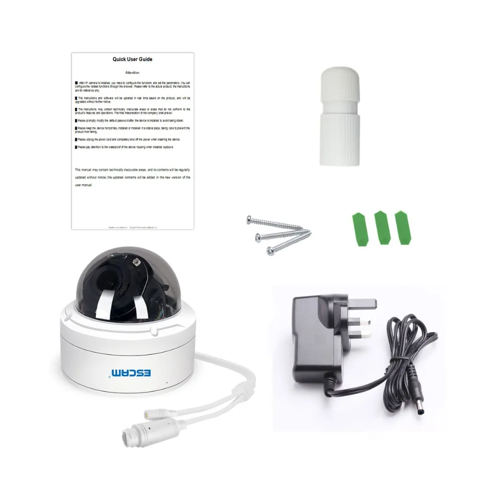 ESCAM PVR002 2MP HD 1080P PTZ 4X Zoom 2,8-12 мм объектив IP66 водонепроницаемая купольная ip-камера POE с поддержкой 3D цифрового шумоподавления