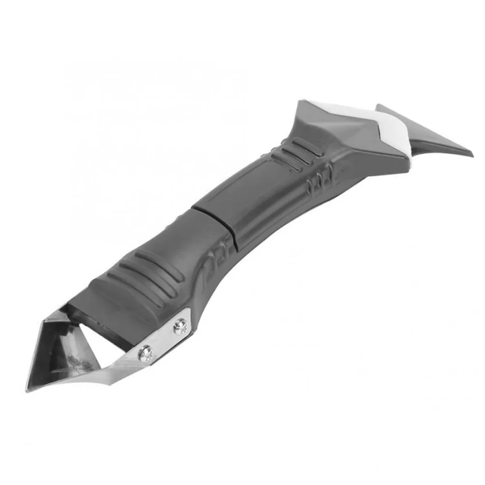 

3 In 1 Silicone Scraper Sealant Remover Tool Set Caulking Finisher Smooth Scraper Removal Stainless Steel/Plastic Hand Tool