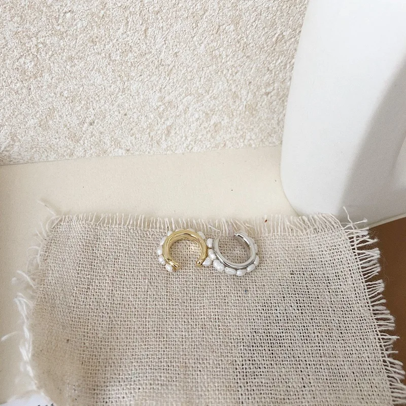 Серьги клипсы женские с жемчугом в стиле барокко|Серьги-клипсы| |