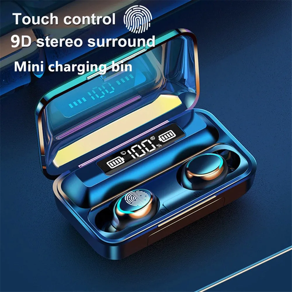 

2021 оригинальные TWS Bluetooth-совместимые 5,0 HiFi стереонаушники с поддержкой сенсорного управления Bluetooth наушники беспроводные для спорта