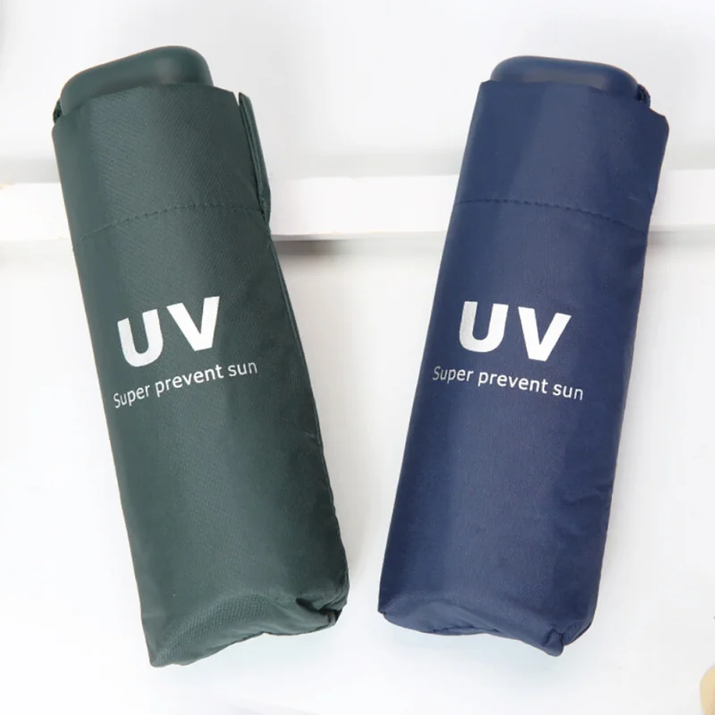 Милый пять складной Umberlla свежий УФ защита художественный абажур винил для мужчин