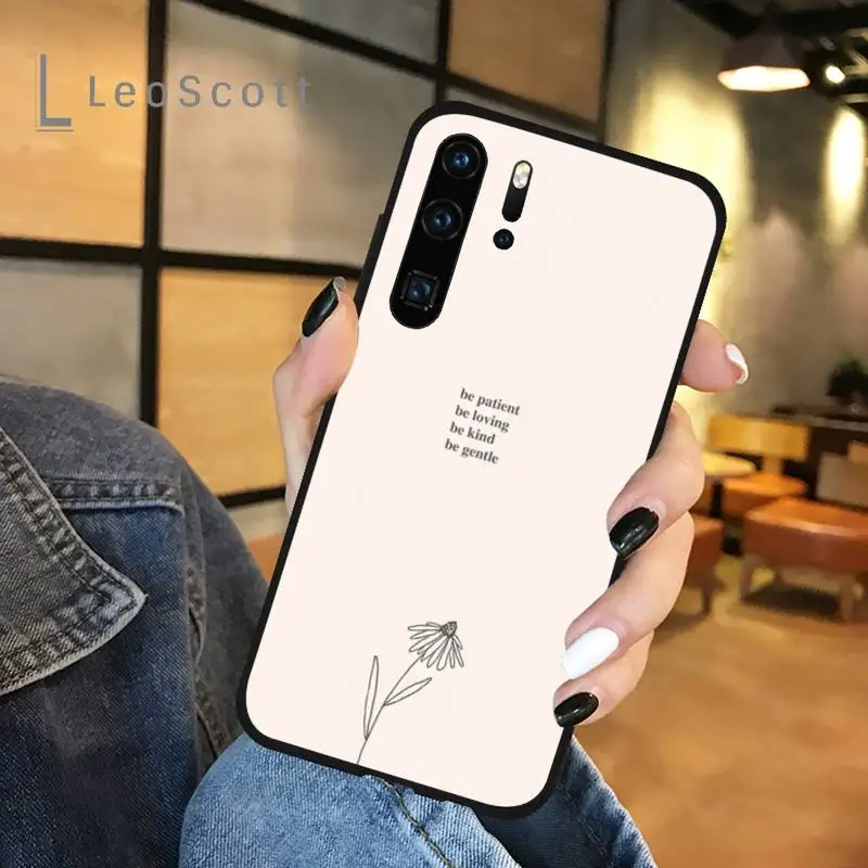 

christmas mistletoe Minimalist design Phone Case For Huawei honor Mate P 9 10 20 30 40 Pro 10i 7 8 a x Lite nova 5t