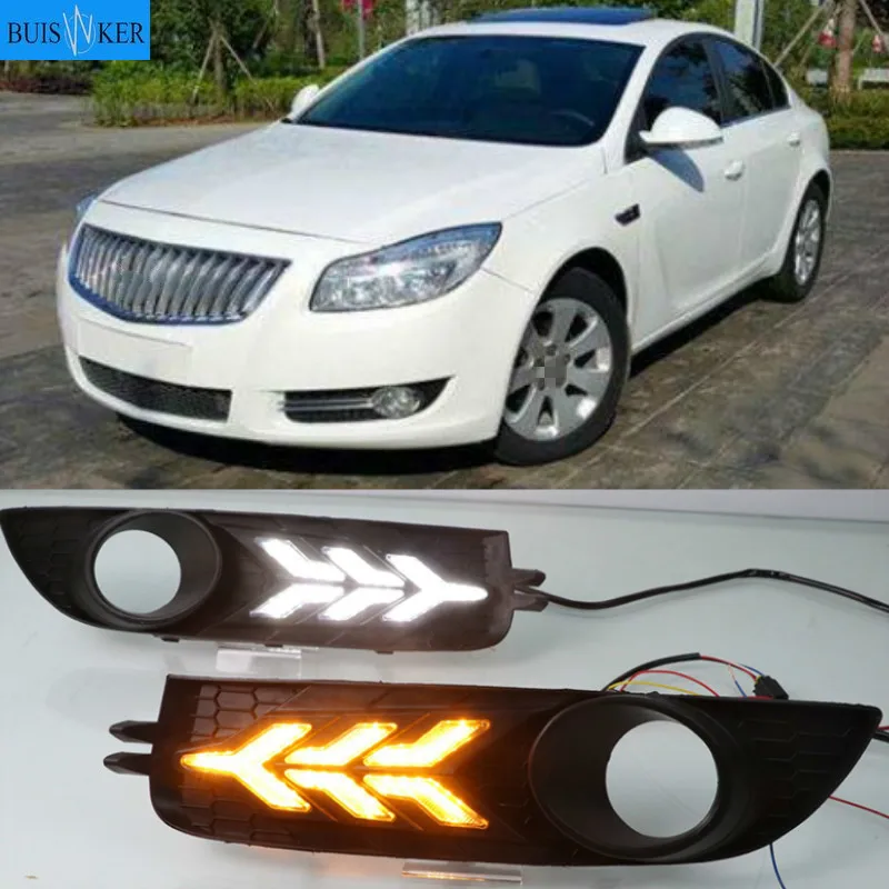 2 шт. LED DRL Противотуманные Фары Светильник для Opel Buick Regal 2009 2010 2011 2012 2013