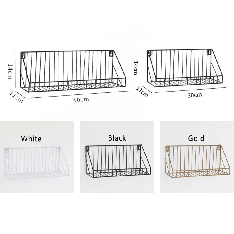 Настенный подвесной стеллаж для хранения железная настенная полка креативный