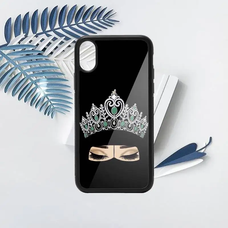 

Islamic Gril cute Phone Case PC for iPhone 11 12 pro XS MAX 8 7 6 6S Plus X 5S SE 2020 XR