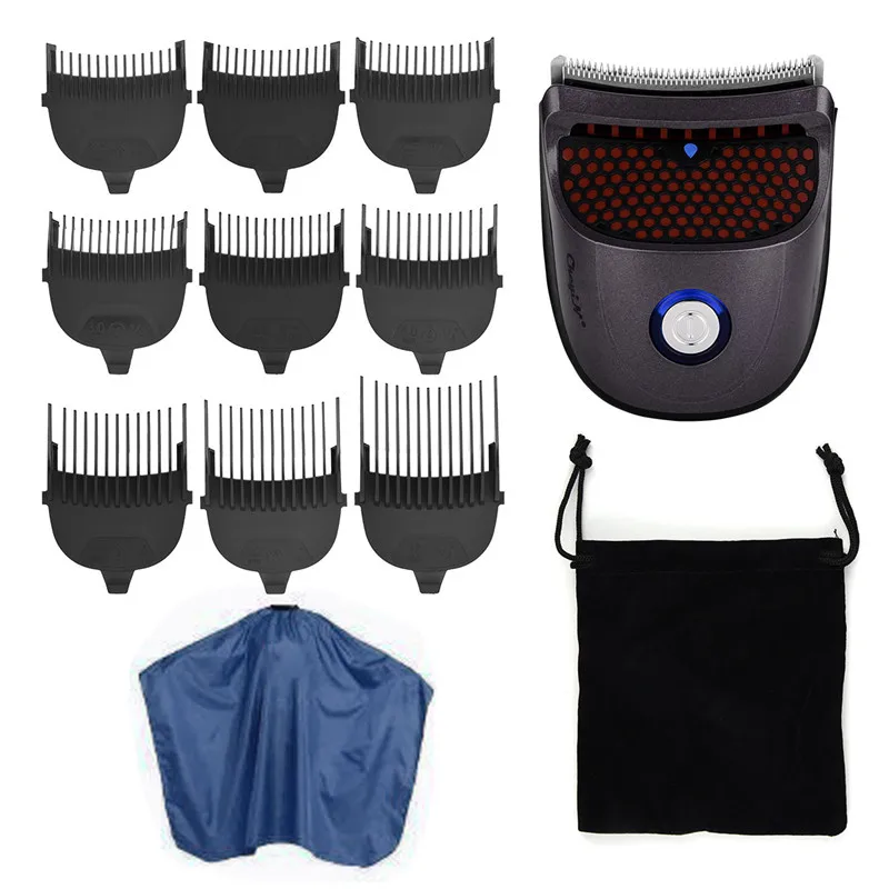 

Mini Hair Clipper Rechargeable Haircut Men's Professional Electric Hair Trimmer Beard Trimmer Hair Cutting 9Pcs Limit Comb