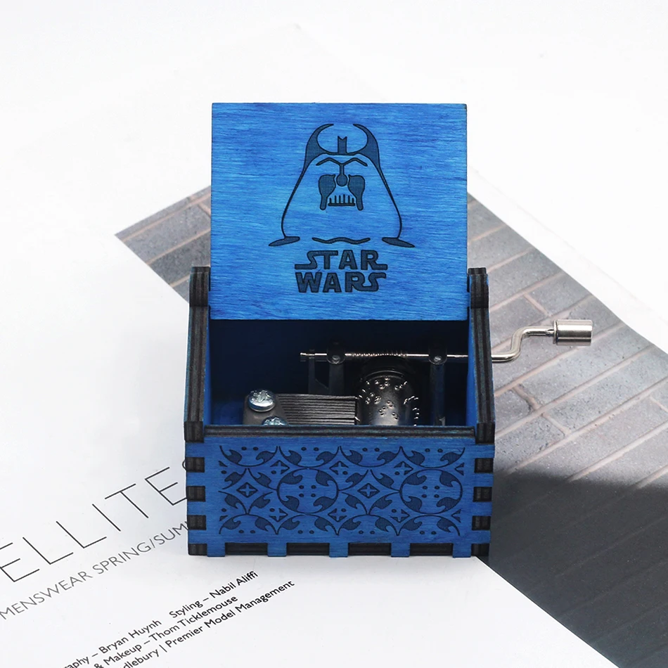 Star Wars Горячая Распродажа,, музыкальная шкатулка Звездные войны, Крестный отец, Радужный замок в небесах, Рождественский подарок - Цвет: Star Wars