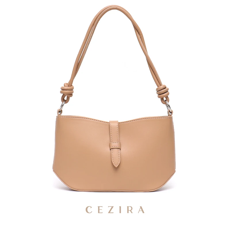 

CEZIRA Women Fashion PU Vegan Leather Shoulder Bag Ladis Small Hobo Handbag Casual Armpit Bags Female Crossbody Messenger Purse