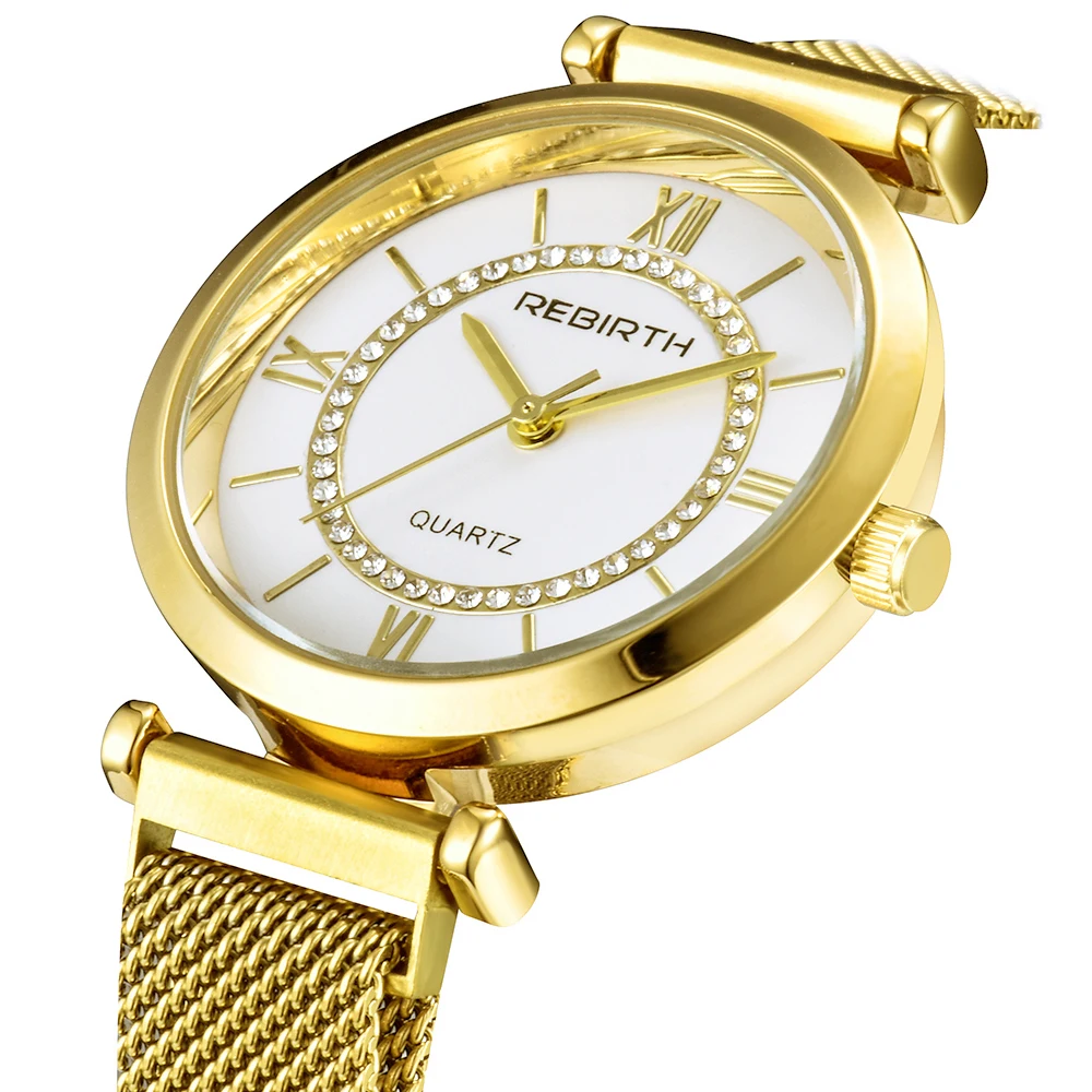 Золотые часы для женщин Топ Роскошные Брендовые Часы мужчин и Стразы ЖЕНСКИЕ