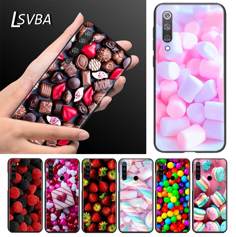 

Fruit Snacks Sugar Silicone TPU Cover For Xiaomi Mi Note 11 10T 10 9 9T SE 8 Pro Lite Ultra 5G Phone Case Bag