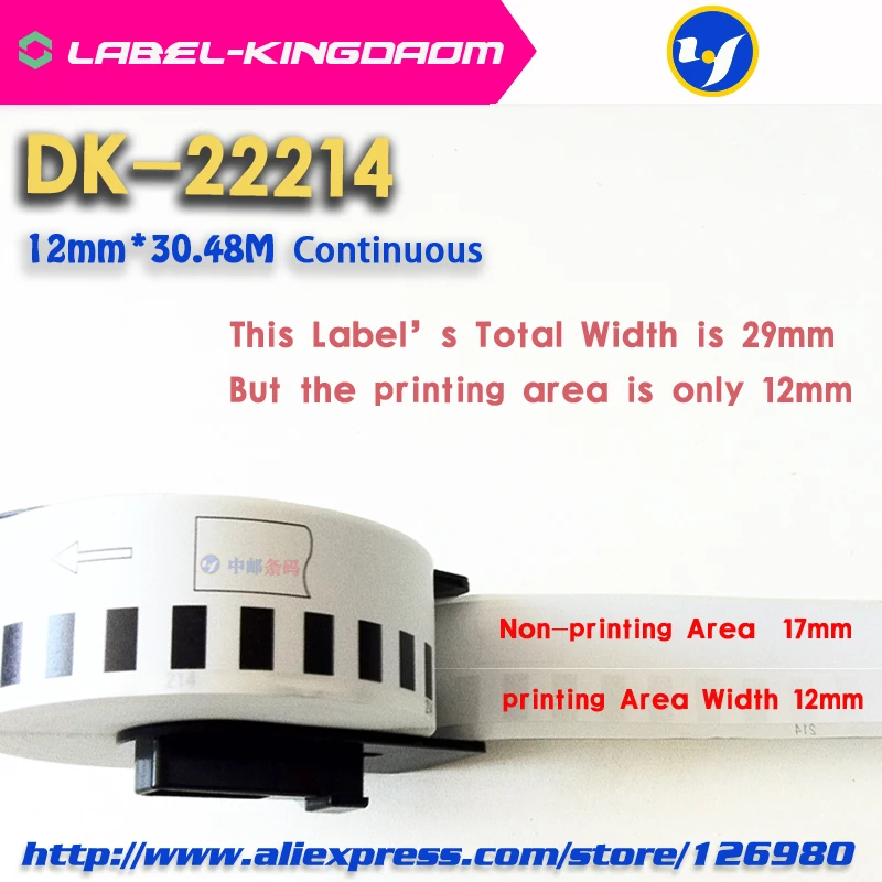 10 рулонов для заправки ярлыков совместимых с фотографиями 12 мм * 30 48 м непрерывная