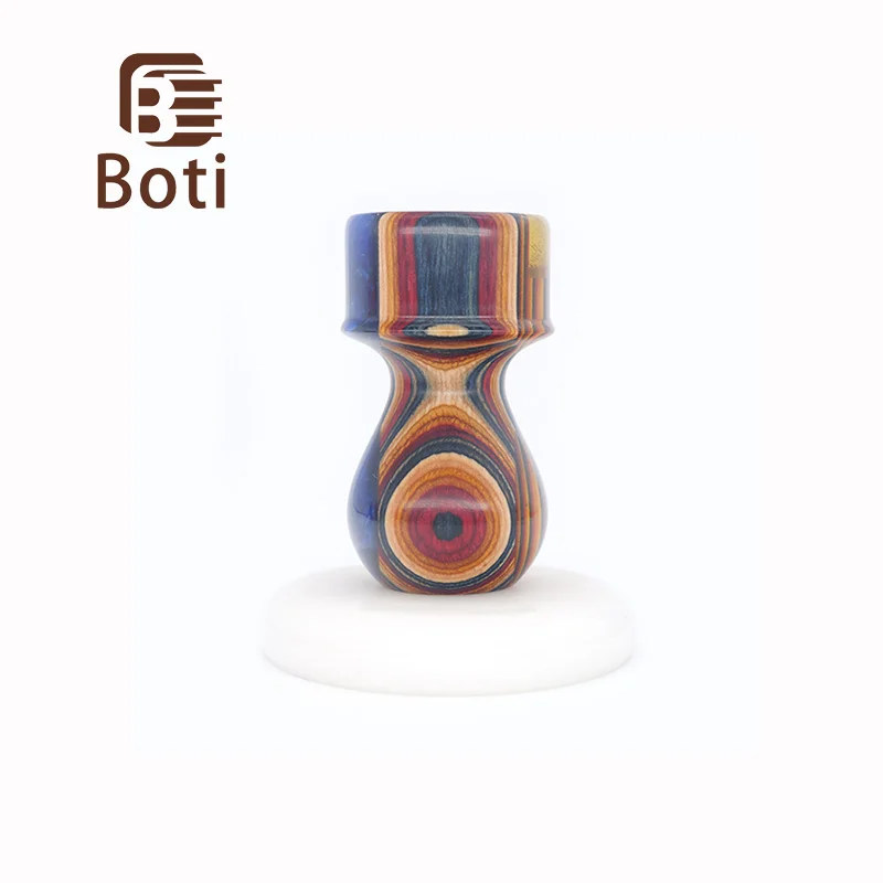 Фото Тоннель Boti Brush-Time с ручкой из смолы и дерева, высококачественная ручка для бритья, принимаем индивидуальные мужские ежедневные необходимые ... №1