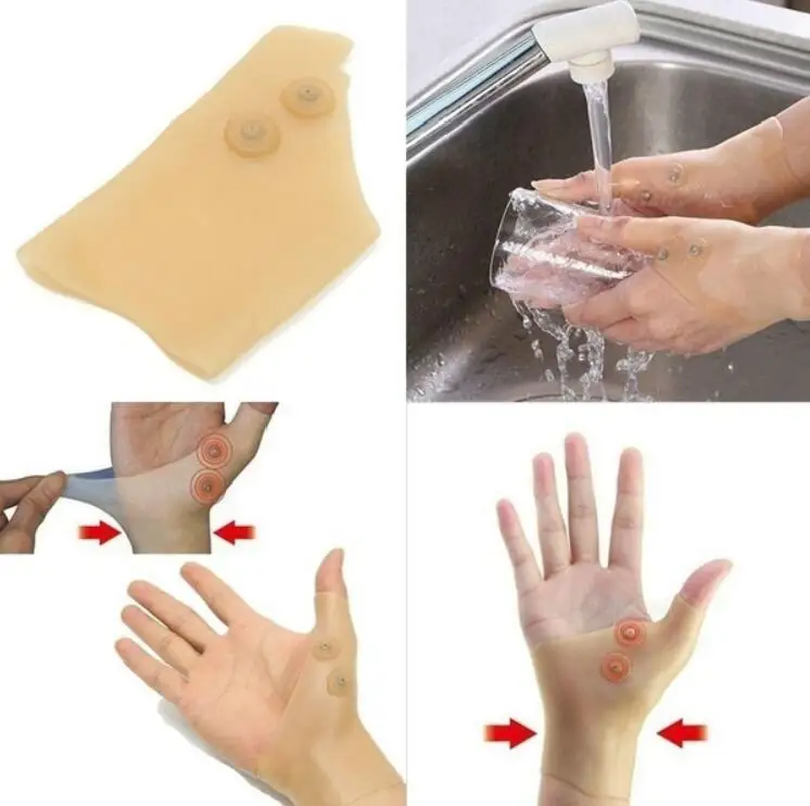 1 шт. Магнитная терапия запястья рук Поддержка большого пальца перчатки