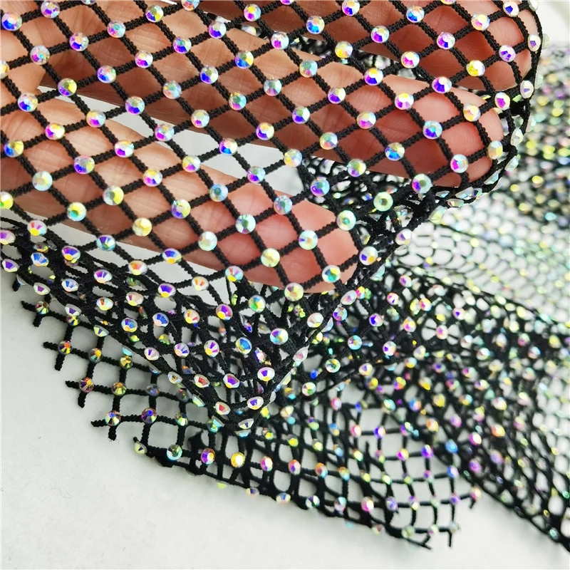 

Rhinestones Mesh applique Fabric Glass Crystal Ribbon Sewing Trimming Strass Crystal Net for Dress sheet garment shoes diy trim