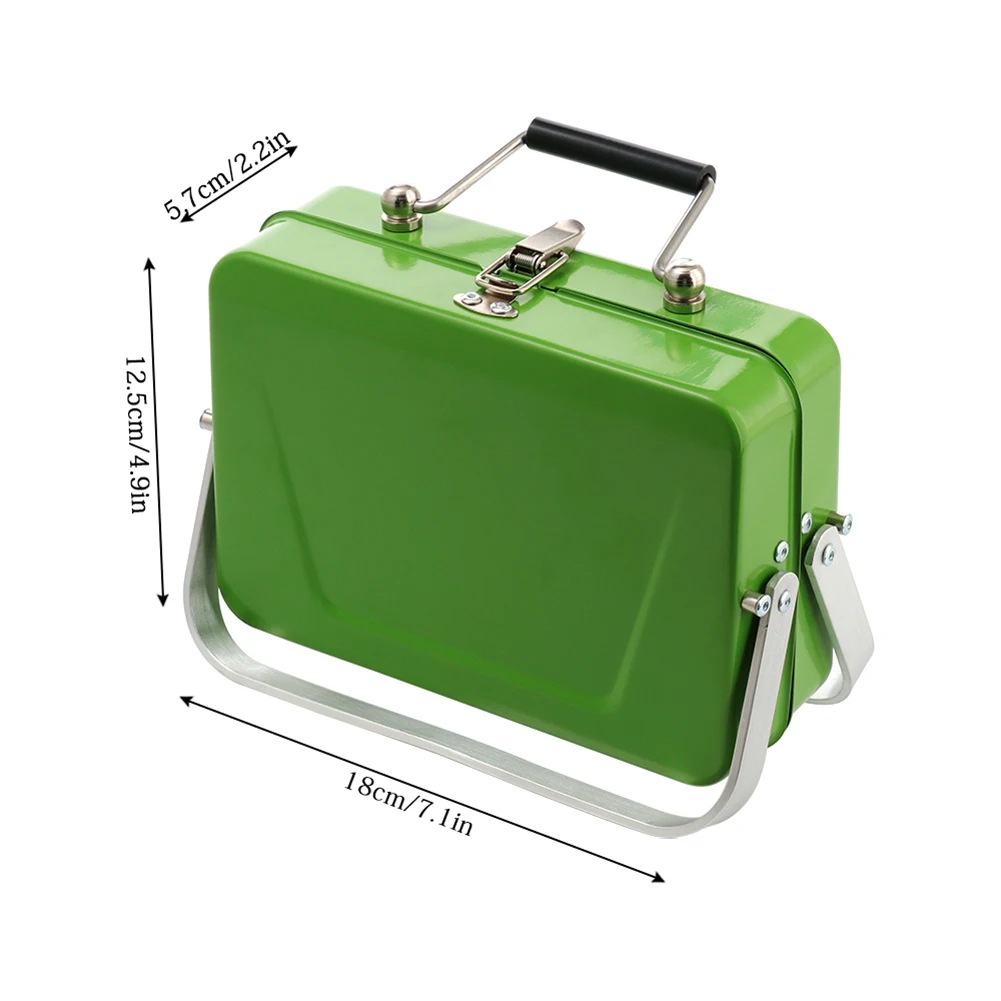 

New Fashion Briefcase BBQ Grill Folding Box Portable BBQ Grill Mini 1906 Kitchen Accessories 2020