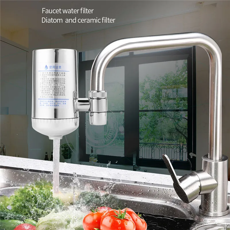 

Kitchen Tap Water Purifier Household Faucet Filter Activated Carbon Water Filter Filtro Rust Bacteria Removal Water Cartridge