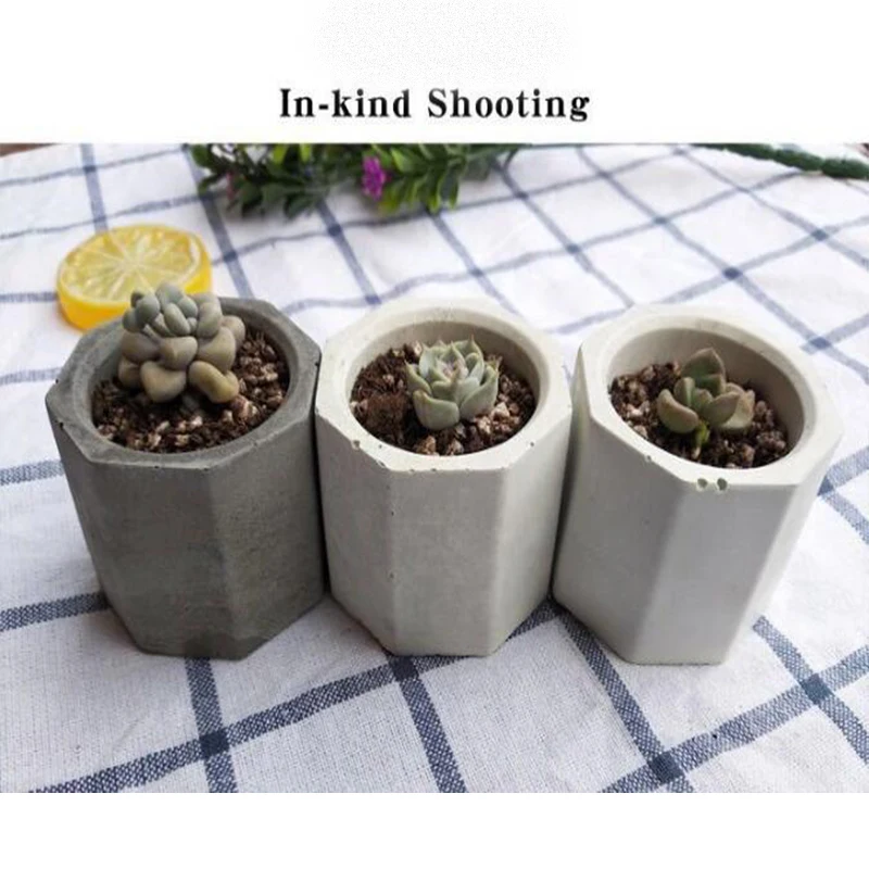 Силиконовые формы для горшков форма искусства многоугольные чашек сделай сам