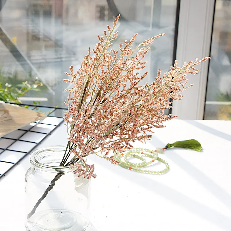 Цветочная композиция пенопластовая трава небольшой букет для домашнего декора