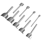 1 шт. Кожа ремесло полукруглая режущая удар инструменты DIY кожаный ремень ремешок для кошелька из воловьей кожи удары набор leathercraf Инструменты 10-50 мм