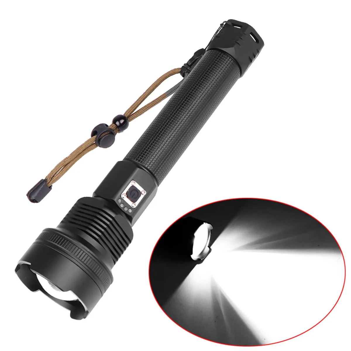 저렴한 다기능 USB 충전 방수 충전식 손전등 토치 플래시 조명 검사 램프 무선 작업 캠핑 LED