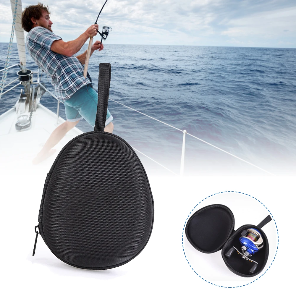 

Portable Fishing Reel Bag EVA Waterproof Case Cover for Spinning Reel Fishing Tackle Bag Fishing Reel Carry Box Pesca FB15