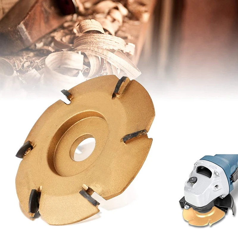 

90MM Wood Grinding Disc, Hard Tungsten Steel Wood Carving Disc,for Angle Grinder, Wood Grinding Wheel