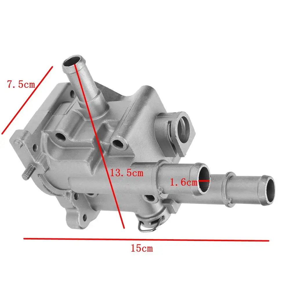 Алюминиевый корпус термостата для Chevrolet Chevy Cruze Aveo Orlando Opel Astra Zafira Signum 96984103 96984104