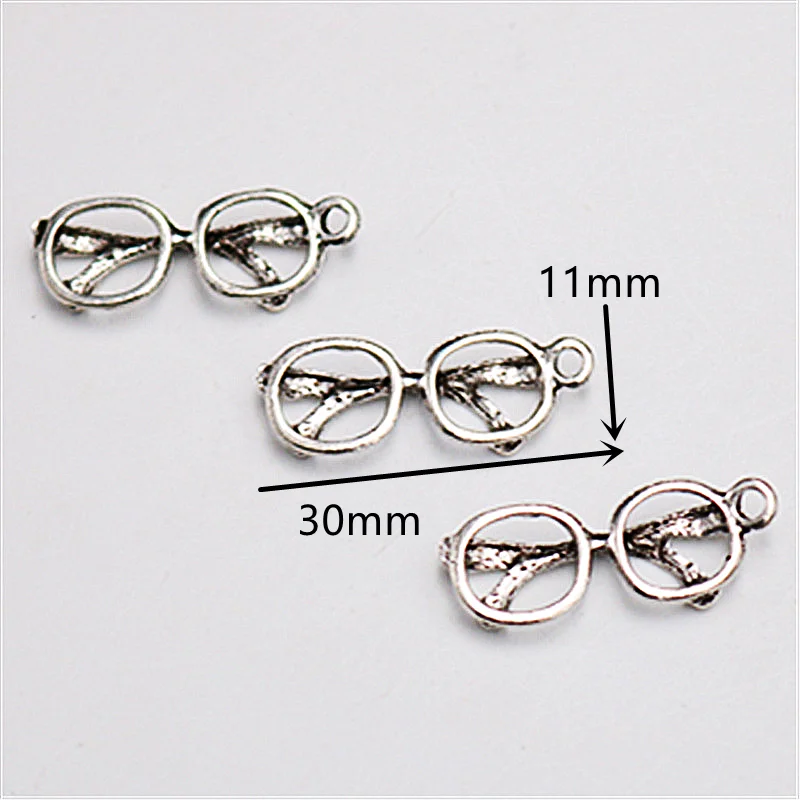 Полые металлические оправы для очков с посеребренным покрытием подвеска браслет