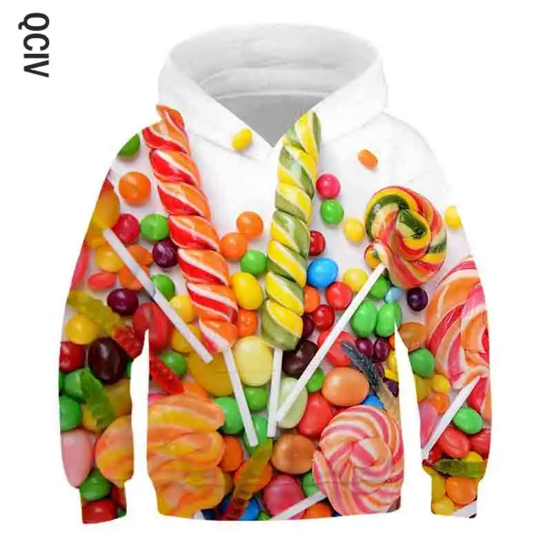 Autumn Winter hot sale Water droplets candy Kids Boys Girls Hoodie Clothes Clothing Hoodies Boy Girl Sweatshirts T-shirt Hoodied |