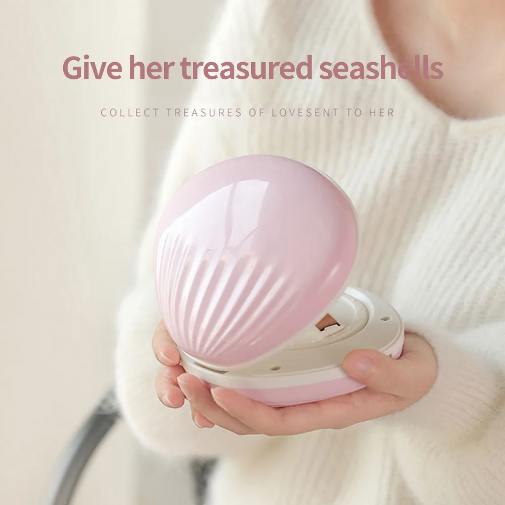 

Creative LED Colorful Lights USB Shell Rainbow Night Light Novelty Shell Rainbow Projector Lamp Romantic Birthday Gift