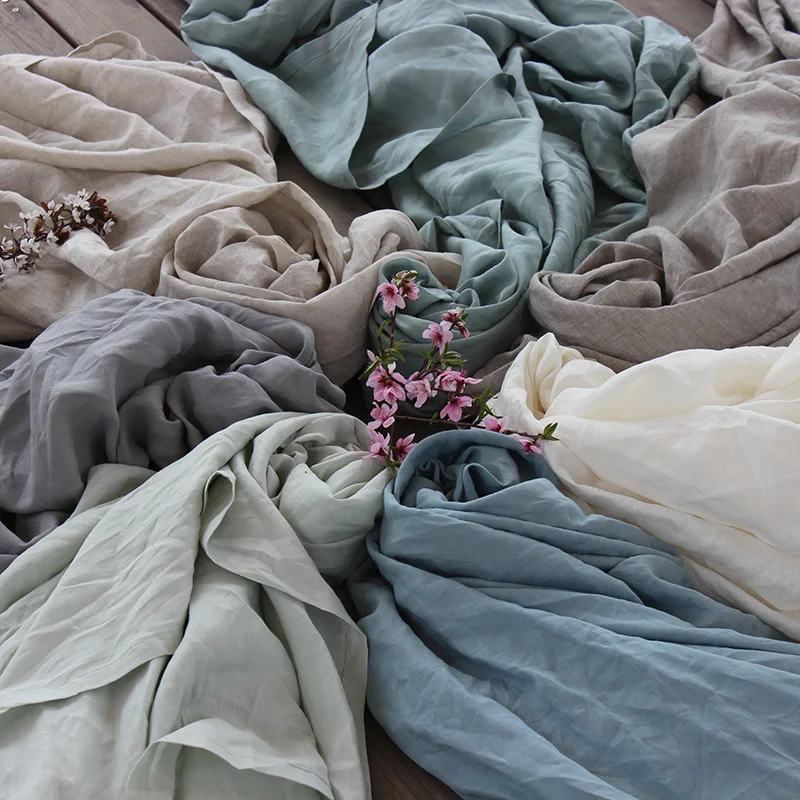 Чистый стон промытый Лен плоский лист 100% французский Лен|Простыня| |