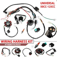 110cc coil harness ignition system set complete electrics wiring harness motorcycle lgnition set for 50cc 70cc 90cc 110cc 125cc