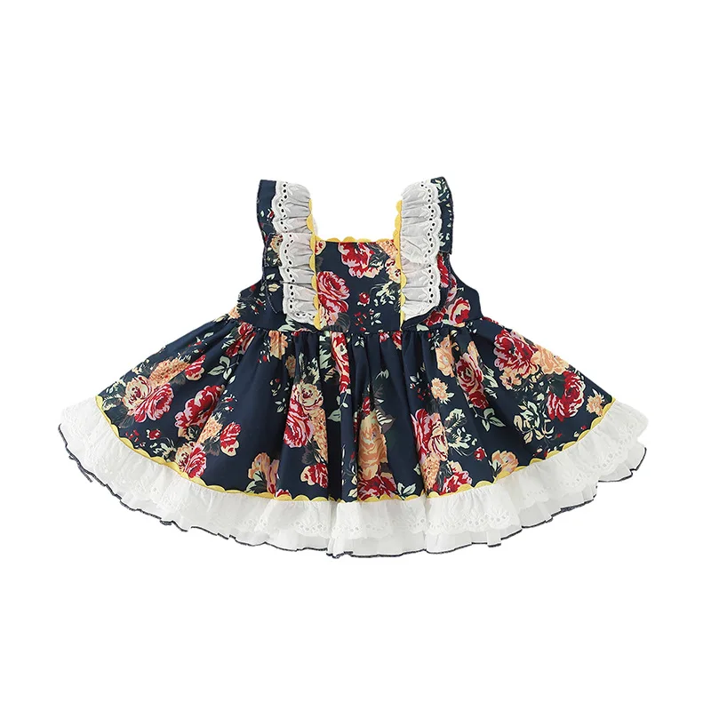 

Baby lolita skirt with shoulder-straps of sweet A word printed female backless dress skirt