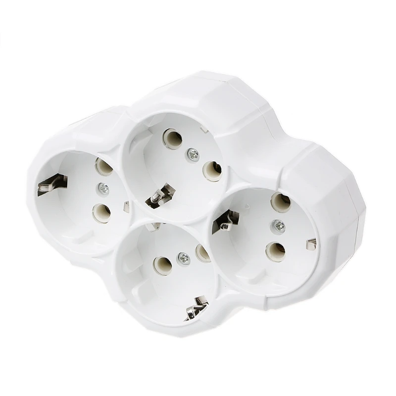 

1pc 250V 16A European Standard Conversion Socket Romanian Spain France Conversion Adaptor Socket