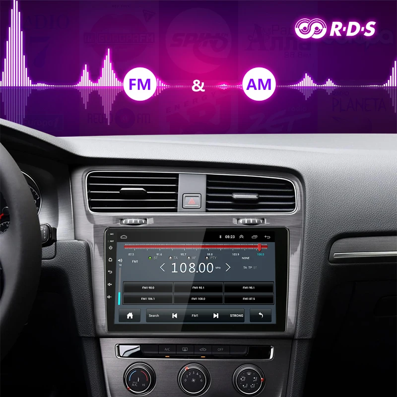 Автомагнитола Android 4G NET 10 1 &quotдля VW Volkswagen Golf 7 VII 2014-2018 мультимедийный видеоплеер