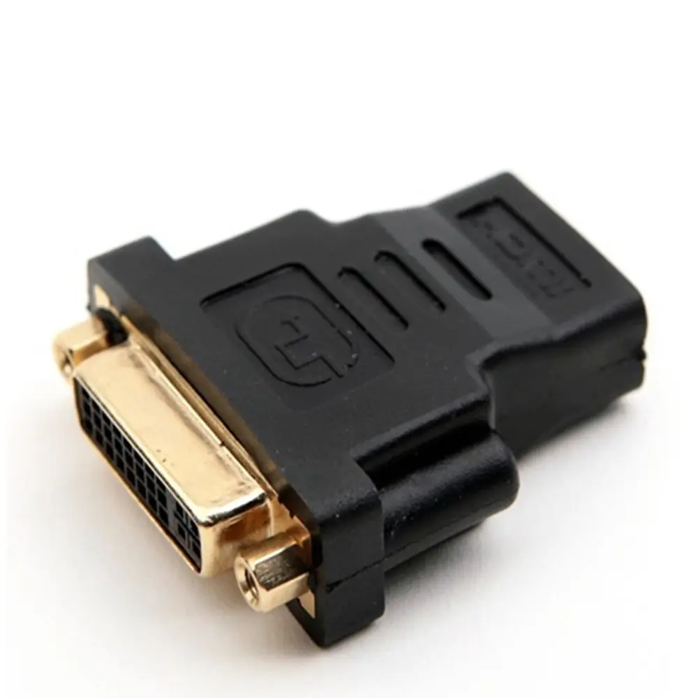 

DVI 24+1 to hdmi adapter DVI Male to HDMI Female Converter For HDTV Gold Plated Support 1080p High Quality