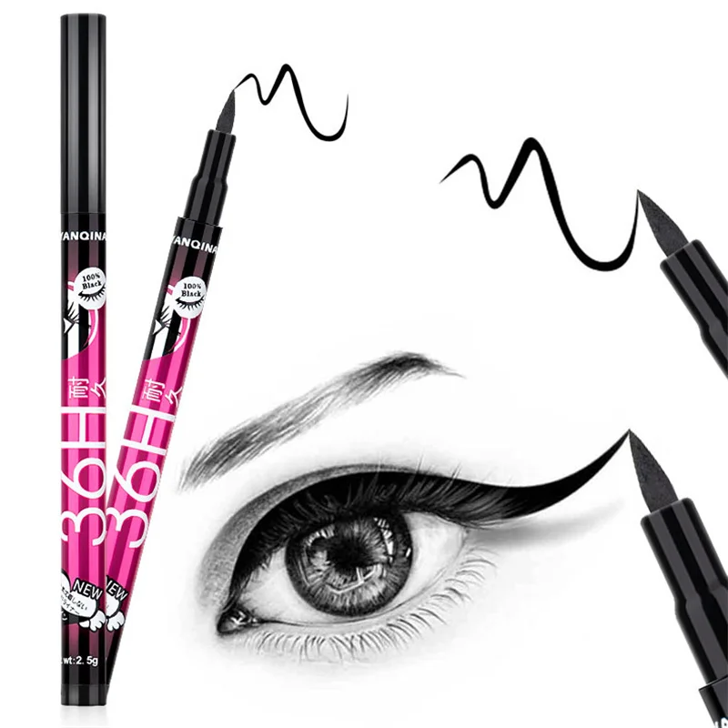 

4D Mascara Lengthening 36H Eyeliner Pencil Waterproof Pen Precision Long-lasting Liquid Eye Liner Smooth Make Up Tools