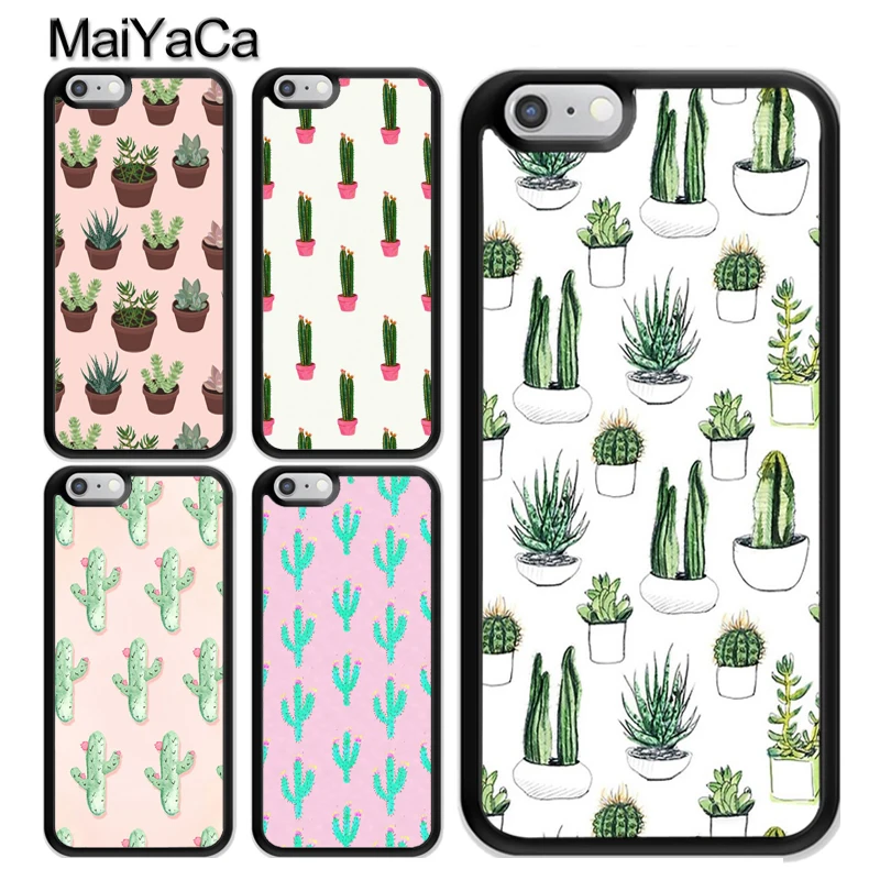 Акварельные кактусы и суккуленты для iPhone 12 Mini 11 Pro MAX X XR XS SE 2020 6S 7 8 Plus 5s Cover |