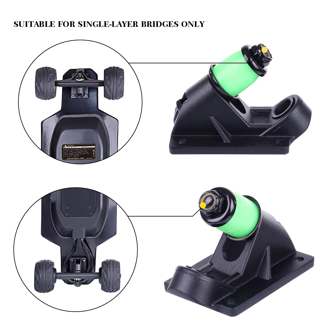 

2 шт. Kingpins грузовик только для одноосевого электрического скейтборда аксессуары спортивные игрушки модификация части-случайный цвет