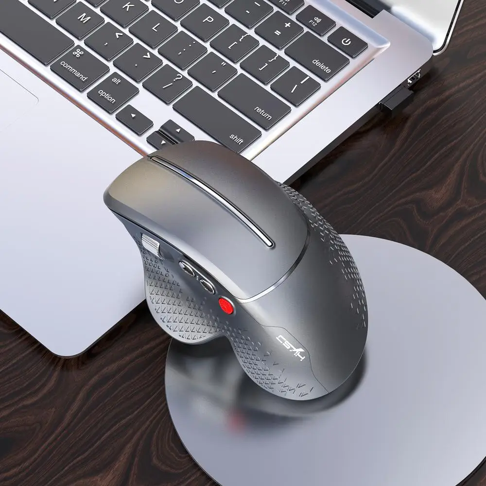 

Ergonomic Design Bluetooth Computer Mouse 2.4g Wireless Mouse T32 Vertical Mouse 6 Buttons Four-speed DPI Switch