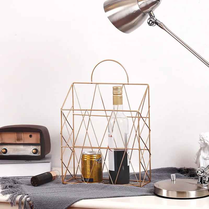 Железная книжная полка для журналов креативная Скандинавская