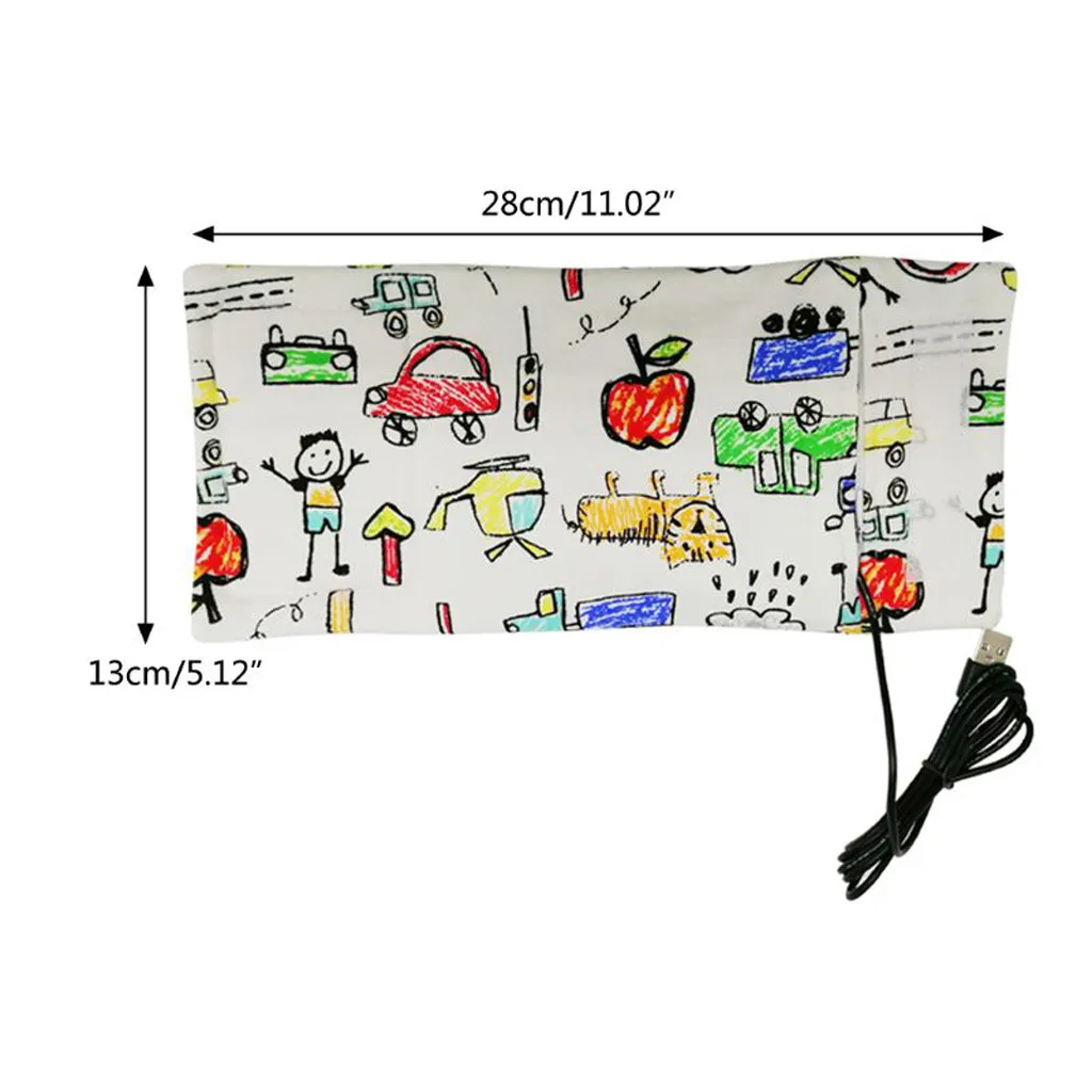 14 Colors Hot Travel Stroller Bag USB Milk Water Warmer Insulated Baby Nursing Bottle Heater 28.0cm*13cm Drop Shipping | Мать и ребенок