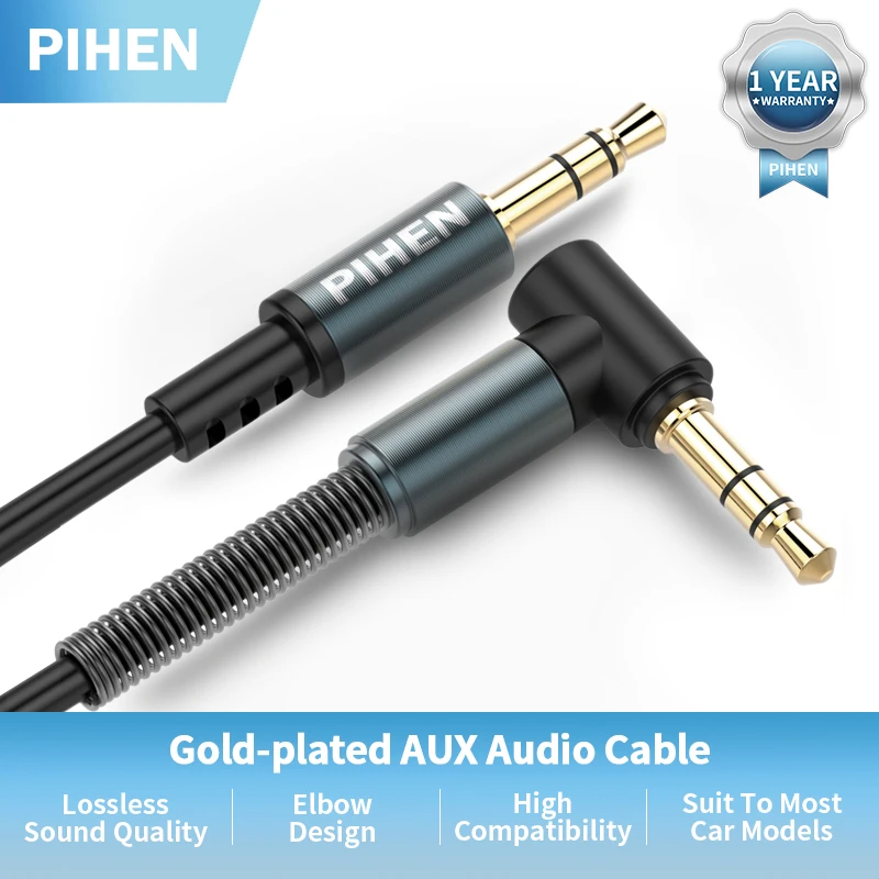 

PIHEN AUX Cable Jack 3.5mm Audio Cable 3.5 mm Jack Speaker Cable for JBL Headphones Car Xiaomi redmi 5 plus Oneplus 5t AUX Cord