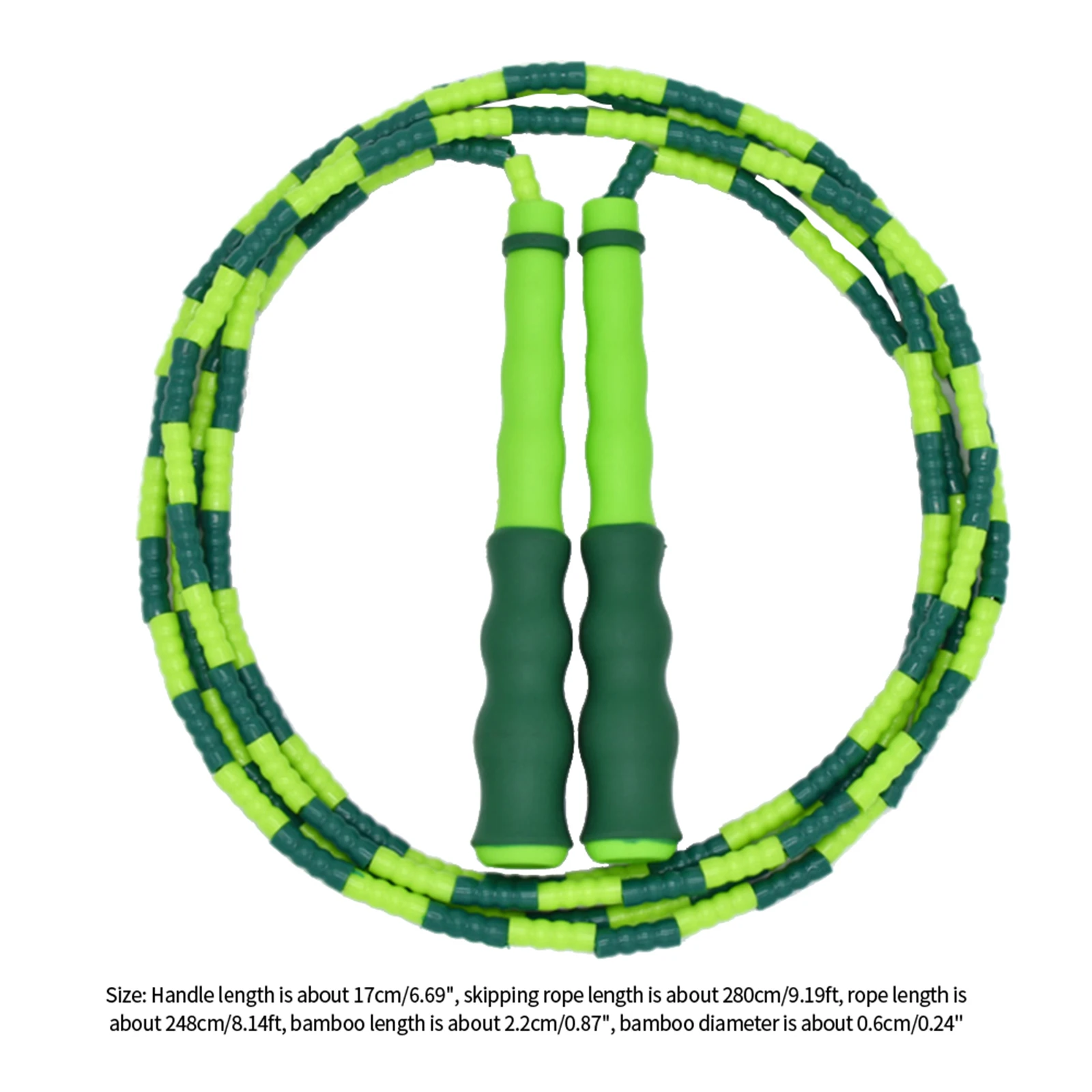 

Jump Rope, Tangle-Free Adjustable Segmented Beaded Skipping Ropes for Kids