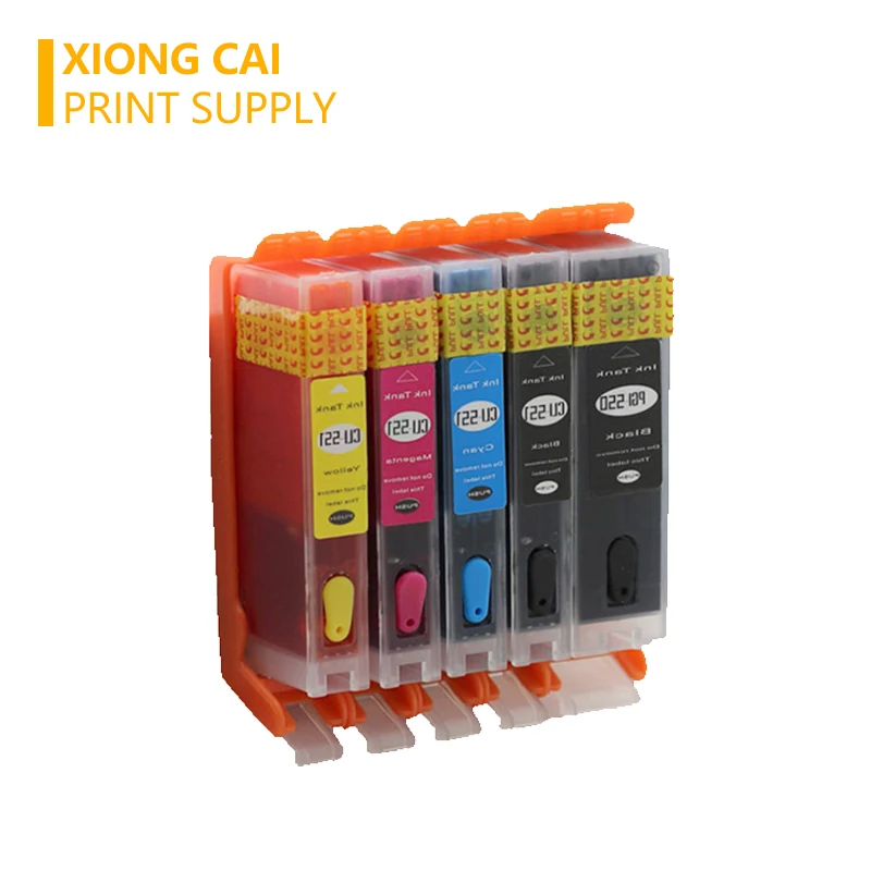 10 шт. PGI 550 CLI 551 полный перезаправляемый картридж для hp Canon IP7250 MG5450 MX925 MG5550 MG6450 MG5650