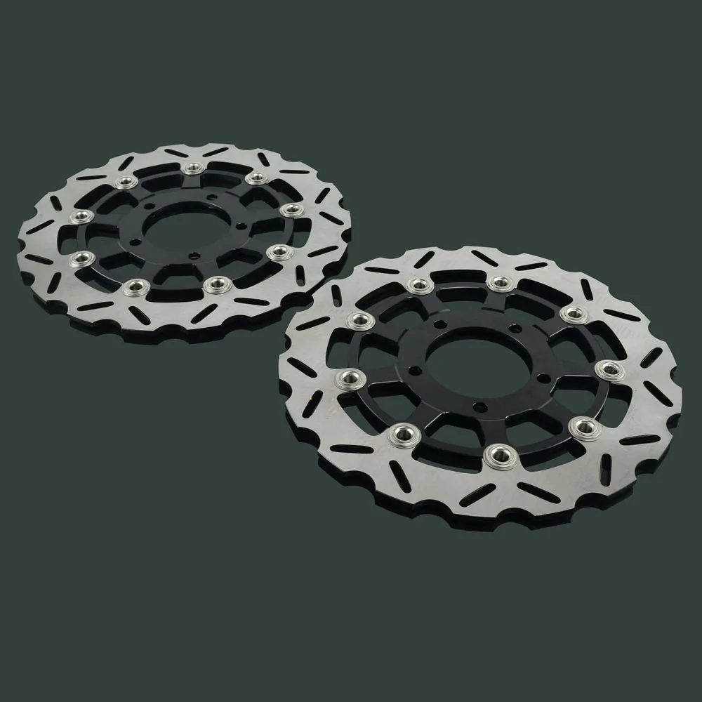 2 шт. мотоцикл с плавающей передние тормозные диски тормоз ротора для KAWASAKI NINJA ZX6RR