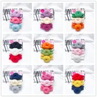 3 шт.компл. Детские аксессуары для волос для новорожденных Фотография круглый шар Детские однотонные головные уборы универсальные для мальчиков и девочек